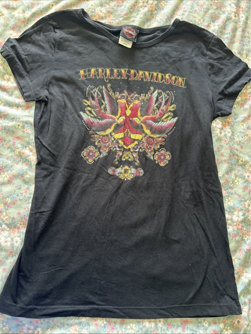 Lot 6 Harley-Davidson Women's Graphic T-Shirts Dealer WV FL  Sz L XL Tank - Picture 11 of 16